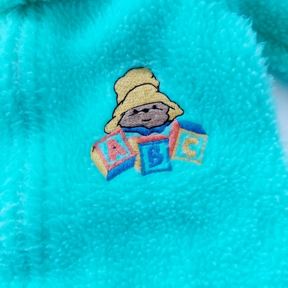 Vintage‎ 80s Paddington Infant Sleeper Sea Foam Green size 0-6 months - Picture 5 of 5